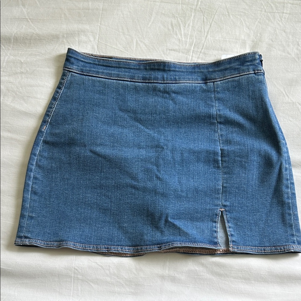 American Eagle Outfitters Blue Denim Mini Skirt